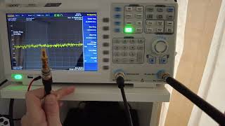 Antennenresonanz mit Spectrum Analyser ( Trackinggenerator ) messen.