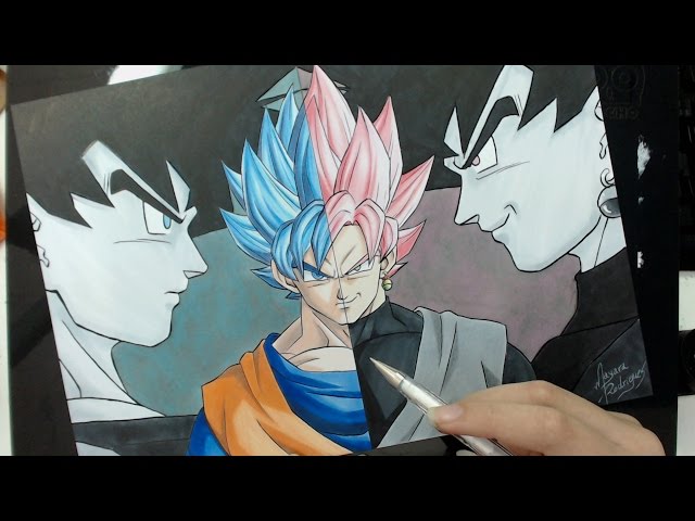 Drawing - Freeza, Son Goku (Mayara Rodrigues