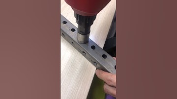 A tool that can change a round hole into a hexagonal hole