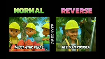 Kumpulan Kompilasi Upin Ipin Musim 18 Video Reverse (reverse+subtitle) #reonytp