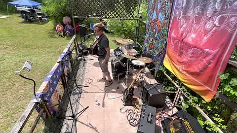 Joey Burchim performs at Kite Fest 45