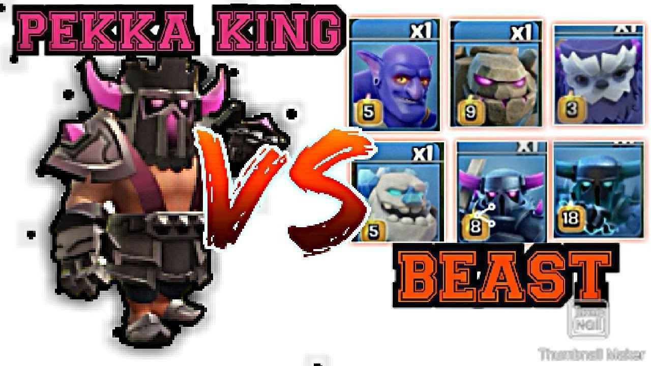 pekka king vs beast YouTube