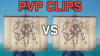 Sea of Thieves PvP Clips - Brave Vanguard vs Brave Vanguard 1v4 (ALPHA PLAYERS)