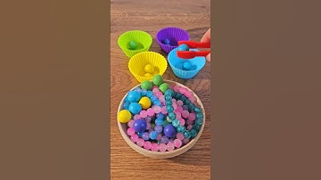 Experience Pure Satisfaction: ASMR Color Sorting #asmr #color