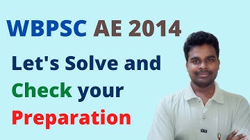 Solve 2014 WBPSC AE(Civil) Paper | WBPSC Assistant Engineer(Civil) Previous Year Question