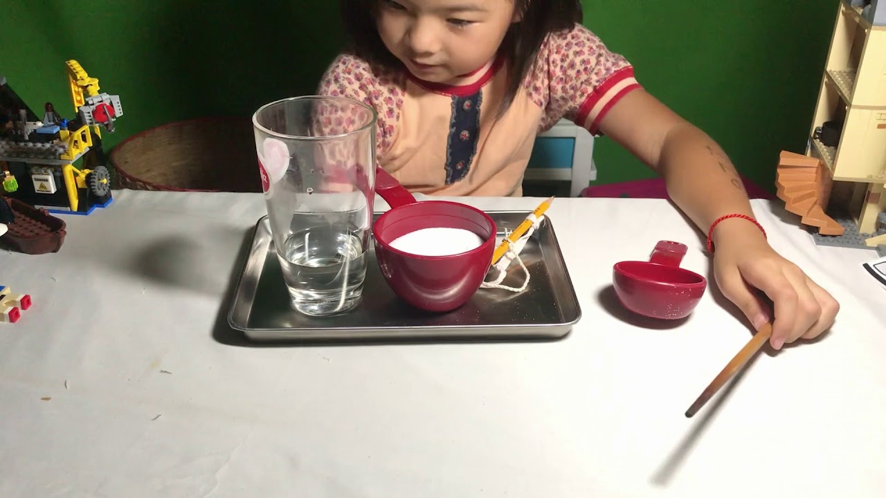 Salt Crystal Experiment Part 1 YouTube