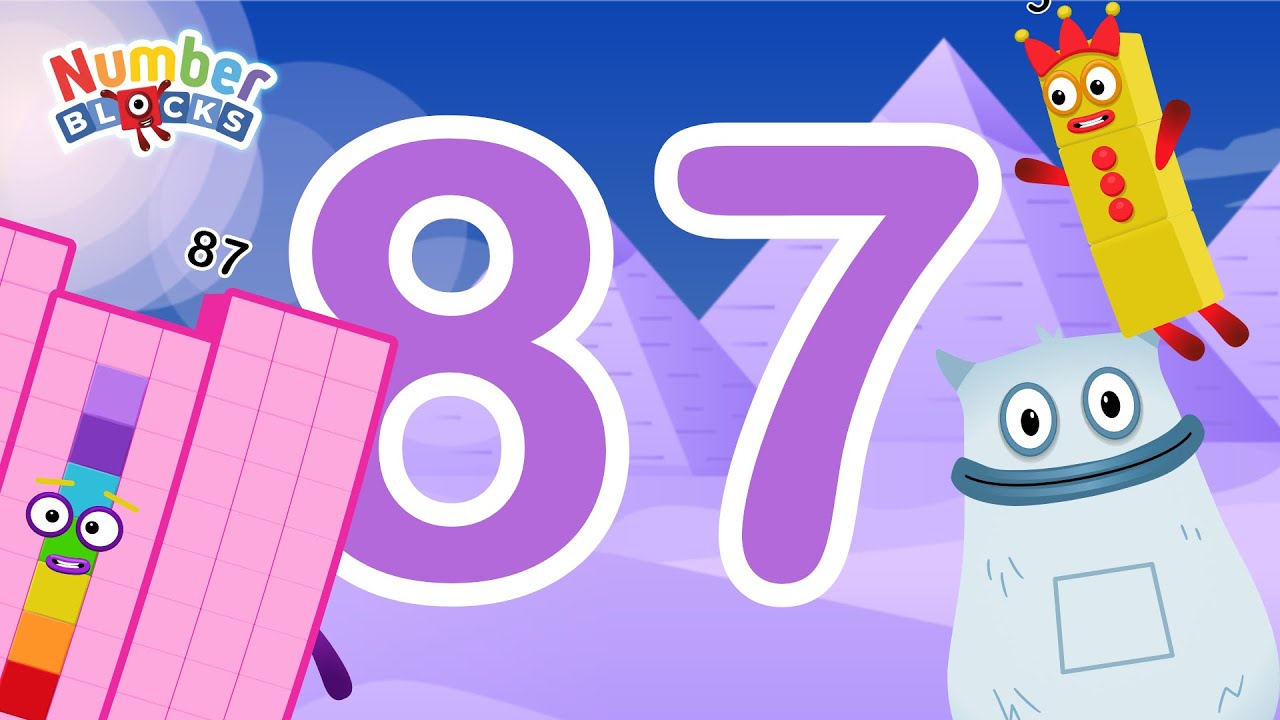 Numberblocks 87 learn to count with 3 Magic Run Treehouse Season
