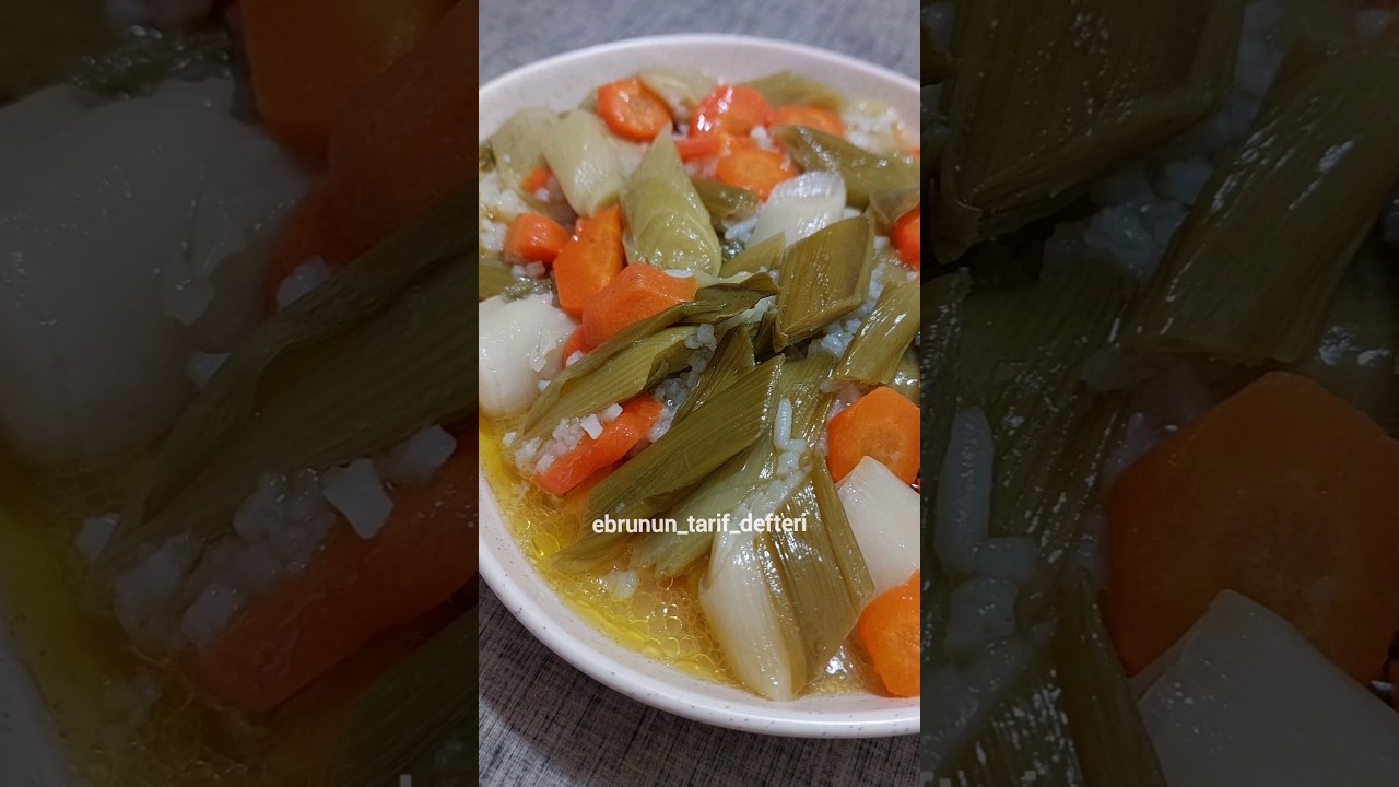 10dk kadar hazırlaması, kavurması diyelim, 12dk pişmesi ile 22dakikada nefis zeytinyağlı pirasa 🤗 10dk kadar hazırlaması, kavurması diyelim, 12dk pişmesi ile 22dakikada nefis zeytinyağlı pirasa 🤗