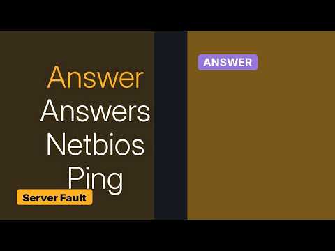 Ping Linux server by hostname inside Windows network? (5 Solutions!!)