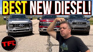 We Test & Compare the New Ford Power Stroke vs New Chevy Duramax vs Ram Cummins Diesels