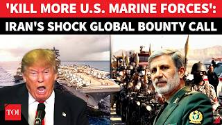 'Kill More US Marines...': Iran Drops Global Bounty On American Troops, Pentagon On Alert