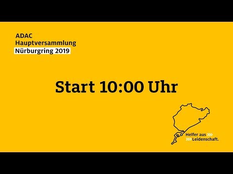ADAC Hauptversammlung am 11. Mai 2019 - ADAC Hauptversammlung am 11. Mai 2019