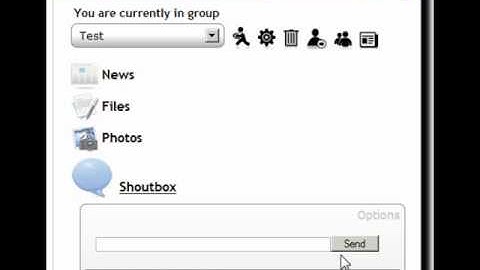 NNLiving.com Group Widget Tutorial - Shoutbox Feature