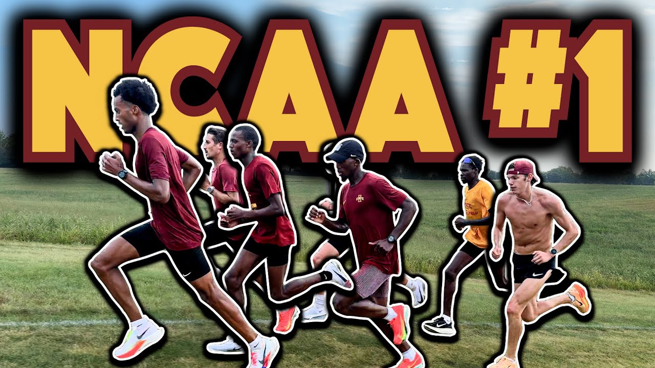 День двойной тренировки команды по кросс-кантри Iowa State XC, занимающей первое место в NCAA