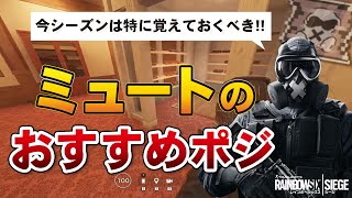 絶対に知っておくべき”ミュートのおすすめポジ”を紹介【今シーズンの勝率上がります】 - R6S