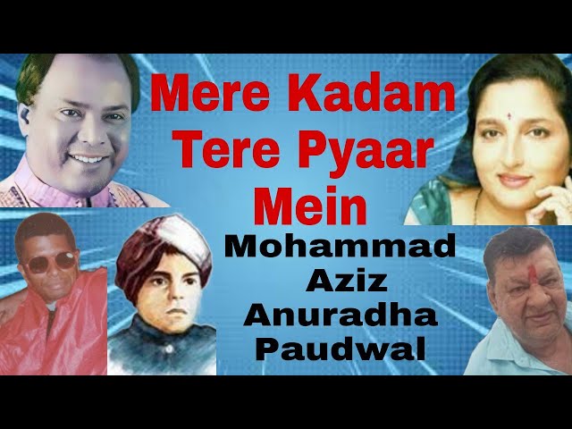 Mere Kadam Tere Pyaar Mein | Hai Kaun Woh | Mohammed Aziz Anuradha Paudwal class=
