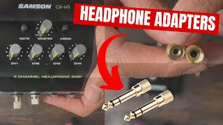 1/8" to 1/4" -  Choosing the Right Headphone Adapters For Your Headphone Amplifier
