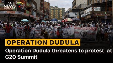 Operation Dudula threatens to protest  at G20 Summit