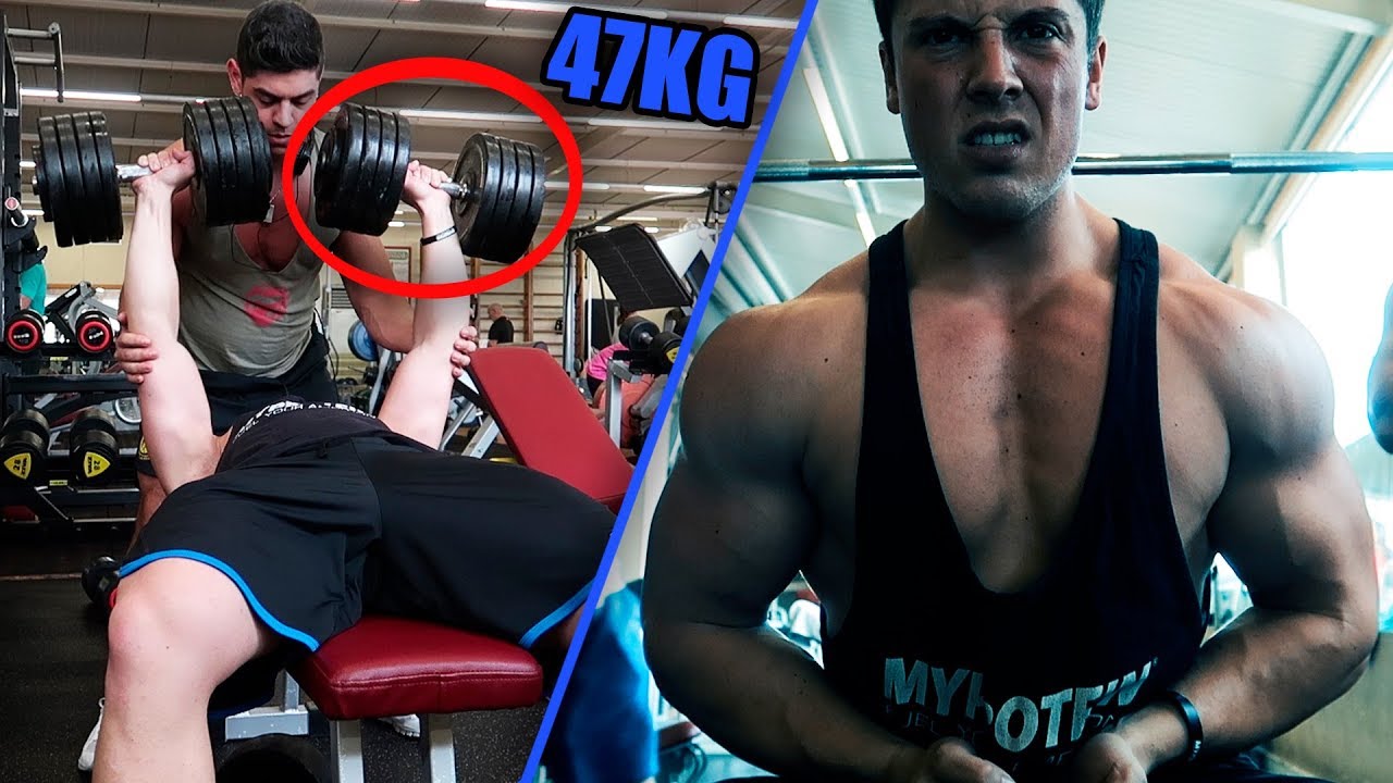 evolucao quimica SUPINO COM 47KG DE CADA LADO PELA PRIMEIRA VEZ !