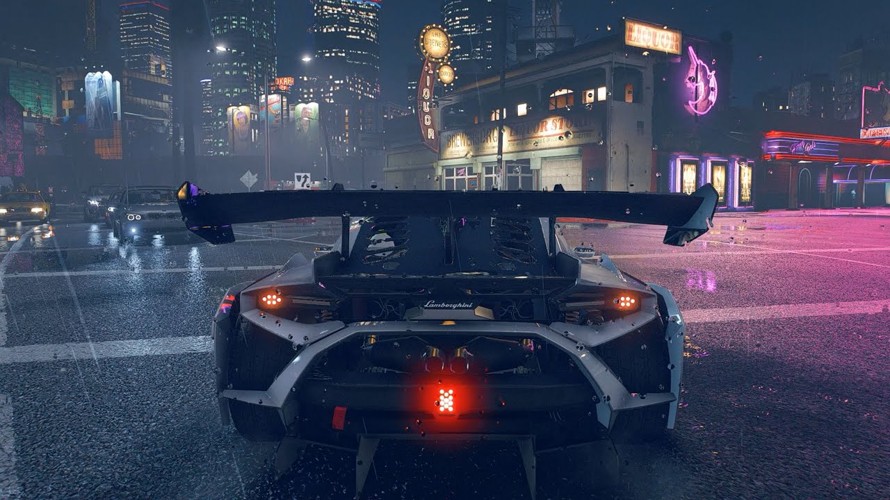 Grand Theft Auto V Realistic World and Vegetation Mods Realistic Cars Gameplay on Ultra Settings 4K