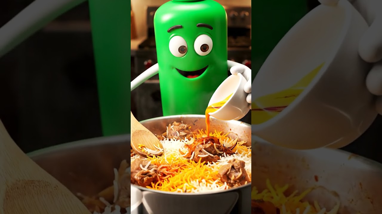 he is making Biryani 