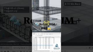 🔩 Rebar BIM + BBS | Digital Reinforcement #shorts