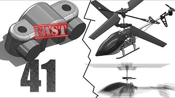 41F- Project 1| RC Helicopter | SolidWorks Tutorial:  Back wing mount/ connector