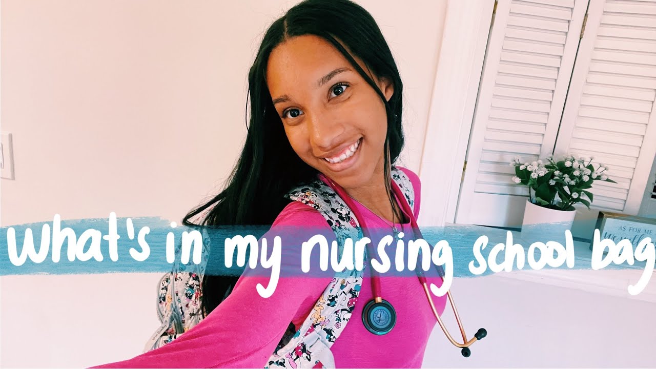 What's in my NURSING SCHOOL backpack