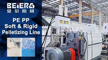 PE PP Soft & Rigid Plastic Agglomeration Pelletizing Line, Plastic Pelletizing Machine - BEIER Group