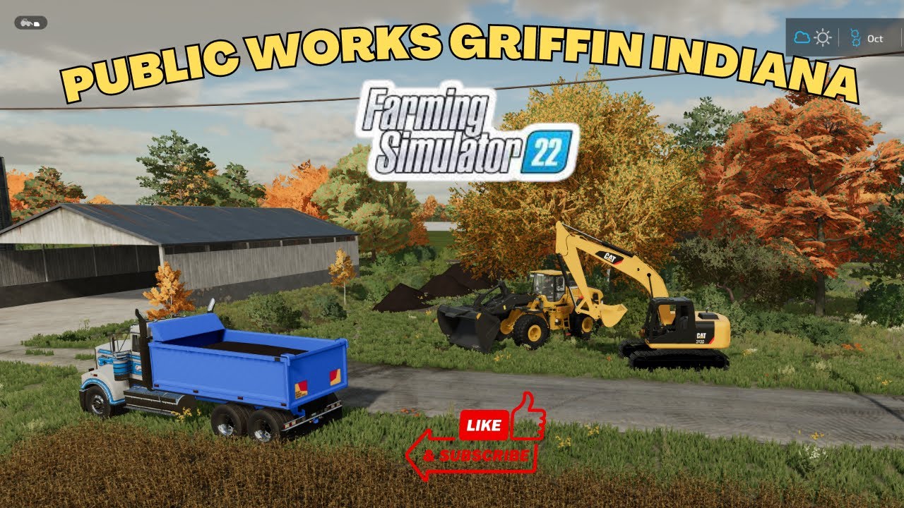 Fs22 Indiana NEW Public Works Series Griffin Indiana | Farming Simulator 22 #fs22 # ...