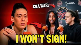 Breanna Stewart REFUSES to Sign Caitlin Clark & Lexie Brown FUEL CBA Showdown!l