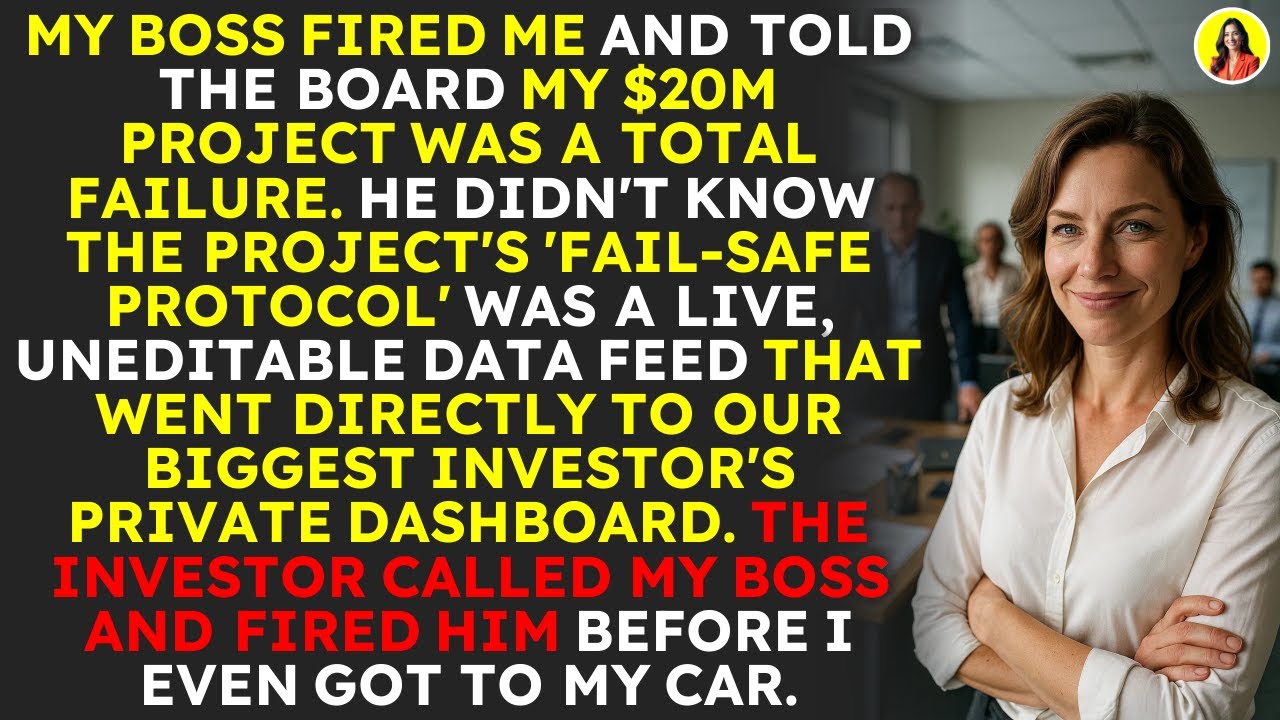 Boss Fired Me for $20M Success. Investor Saw His Lies & Fired Him First. | #CorporateRevenge
