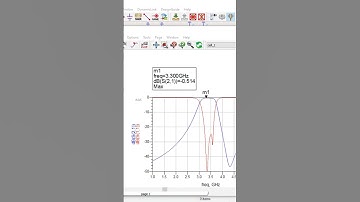 Simulation of a Tunable Microstrip BPF in ADS_2/3#ads #rfdesign #variablefilter #bandpassfilter