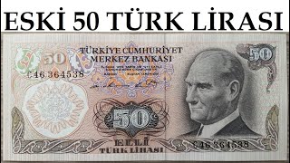 Eski 50 Türk Li̇rası - 6 Emisyon 50 Lira