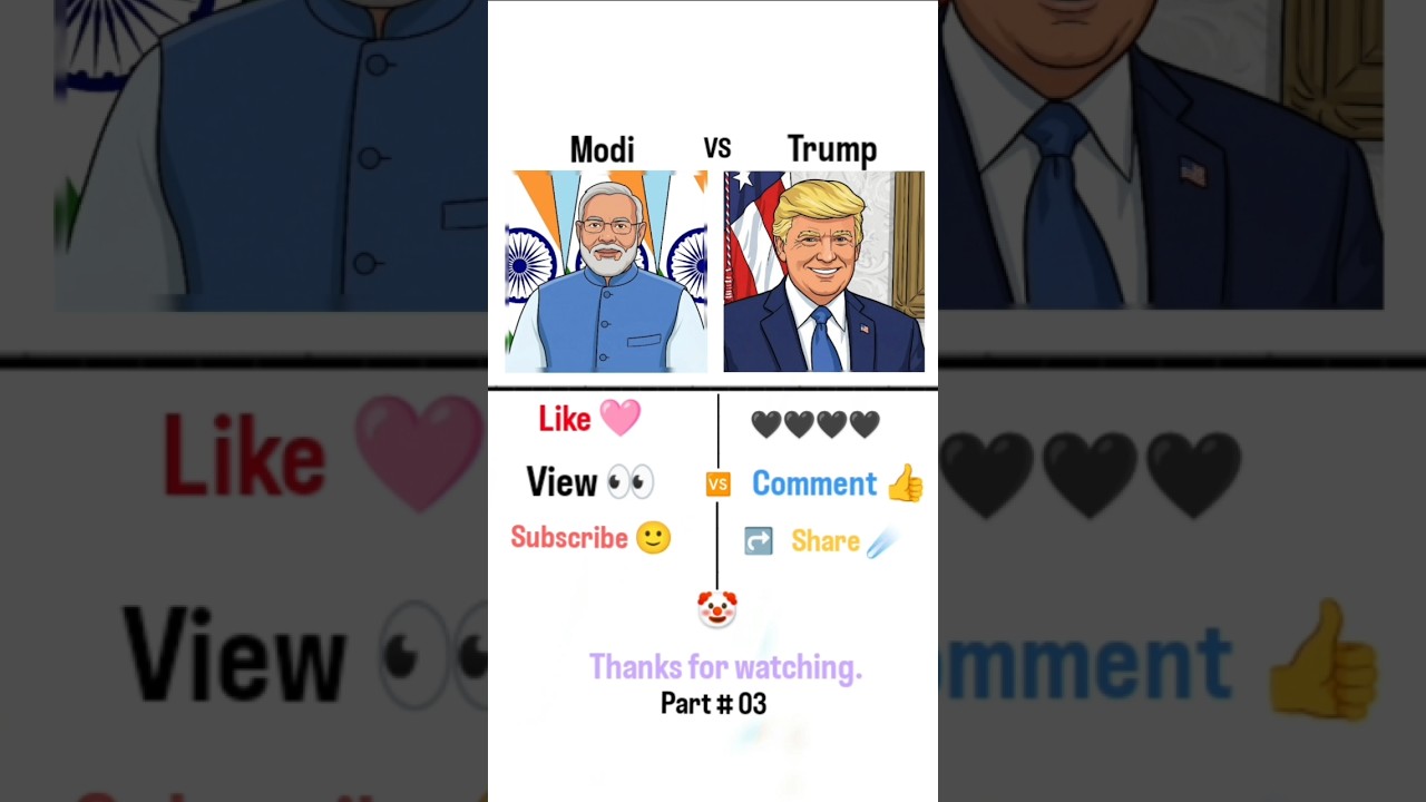 Modi vs Trump: Who is Most Powerful? 🇮🇳 vs 🇺🇸 | Part 03