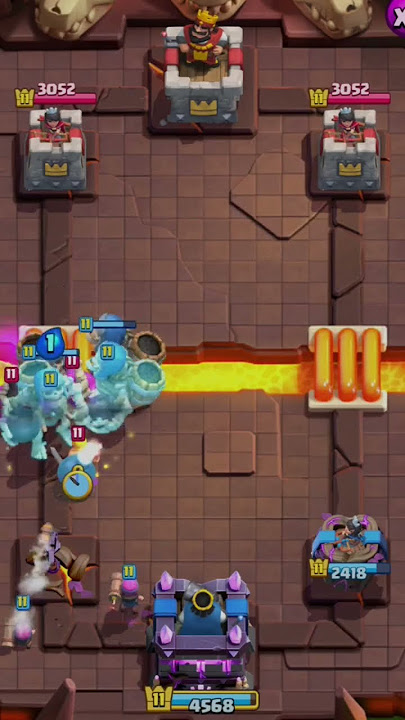 Giant Skeleton Clone Clutch! 💀🔥 | Credit: SaptaRSHi 🎵 Cradles - NCS | #ClashRoyale #Shorts #event