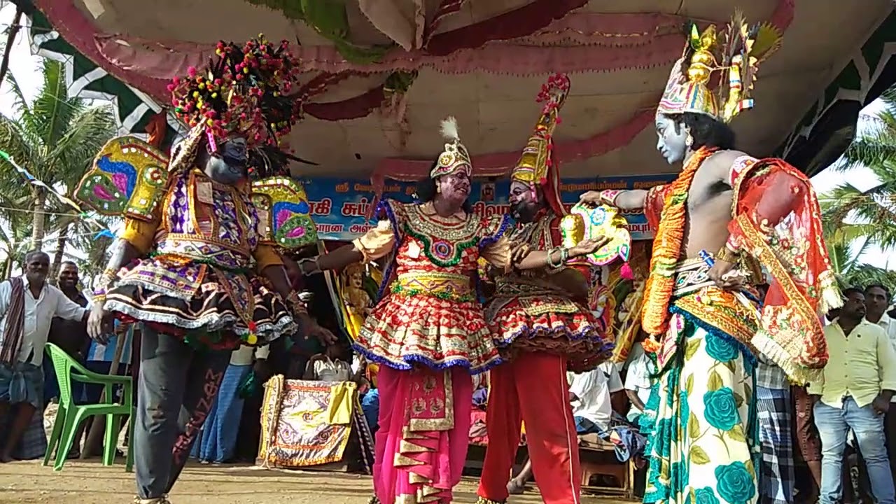 Thyagi subramaniya Siva nadaga kalaikulu R.Chinnaswamy.9943321954 பாலகுறி மகாபாரதம் 18ம் மோர் நாடகம்