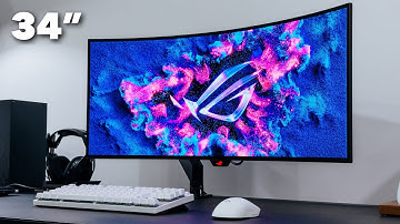 ROG 34" OLED Gaming Monitor: Unboxing + Review (PG34WCDM)