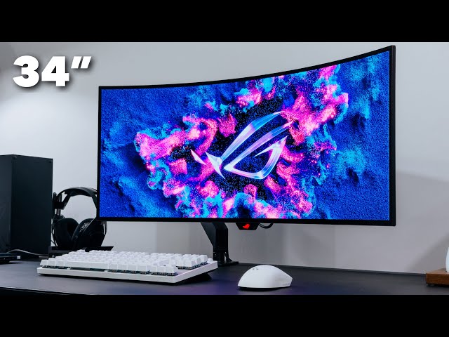 ROG 34 OLED Gaming Monitor: Unboxing + Review (PG34WCDM) 