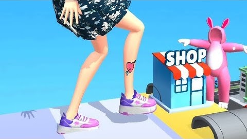 Tippy Toe 3D-spellen - Android, iOS Gameplay Walkthrough Alle niveaus Android-spel