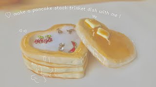 ~ make a pancake stack trinket dish with me ! 🥞🤍~