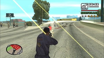 Turf Wars (Gang Wars) in Las Venturas with a 4 Star Wanted Level - GTA San Andreas