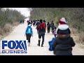 New Fox footage shows mass release of migrants into the US