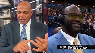 Chuck trolls Shaq while congratulating him for Magic jersey retirement 😂