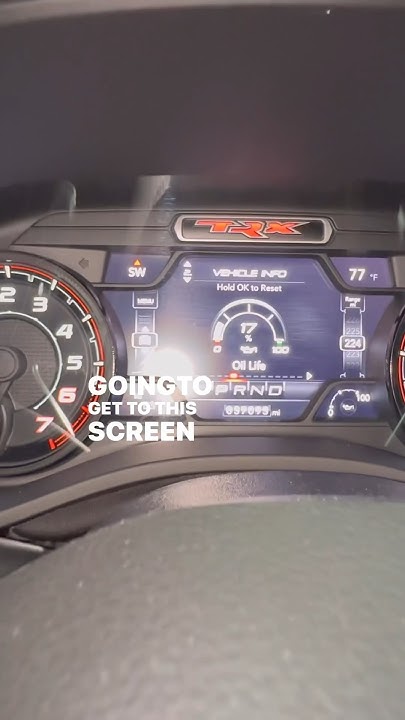 resetting-oil-life-on-my-trx-ram-dodge-trx-hellcat-engine-fyp