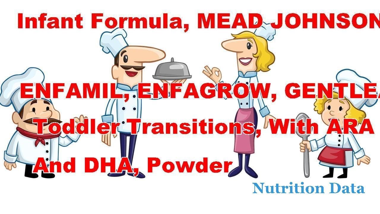 Infant formula, MEAD JOHNSON, ENFAMIL, ENFAGROW, GENTLEASE, Toddler transitions, with ARA and
