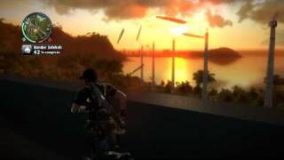 Just Cause 2 Wind Turbine Takedown