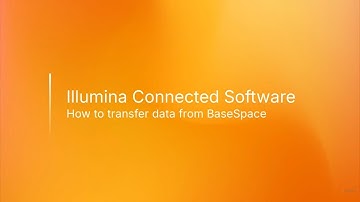 How to transfer data from BaseSpace to Illumina Connected Software