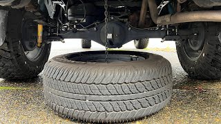 How To Remove TOYOTA TACOMA Spare Tire