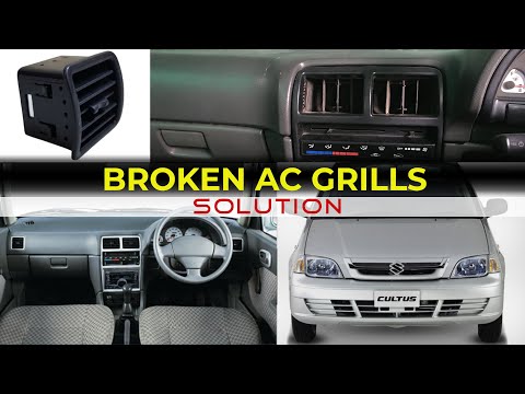 Suzuki Cultus AC Grill repairing | DIY solution